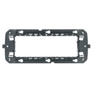 Rama suport Gewiss Chorus standard francez 6 module negru GW16825