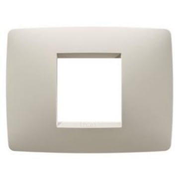 Rama decorativa Gewiss Chorus One 2 module ivoire GW16102TI