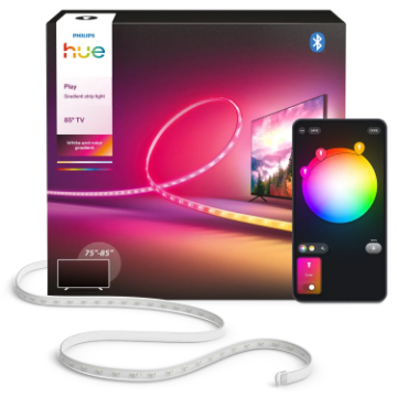 Banda LED smart PHILIPS Hue Play Gradient RGBICW pentru TV 85 inch