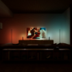 Imagine Banda LED smart PHILIPS Hue Play Gradient RGBICW pentru TV 85 inch