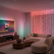 Imagine Instalatie lumini smart PHILIPS Hue Festavia Curtain 250 LED 1.35x2m RGBIC IP54