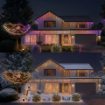 Imagine Instalatie lumini smart PHILIPS Hue Festavia Curtain 250 LED 1.35x2m RGBIC IP54