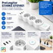 Prelungitor 5m STARKE ST01461 3 prize intrerupator 2xUSB-A 1xUSB-C 3x1.5mm CP alb