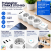 Prelungitor 3m STARKE ST01460 3 prize intrerupator 2xUSB-A 1xUSB-C 3x1.5mm alb