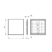 Panou LED incastrat PHILIPS ProjectLine NOC 30x30cm 15W 4000K 1200lm IP20 IK02