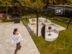 Imagine Camera supraveghere smart PHILIPS Hue Secure 2K White cu baterie IP65