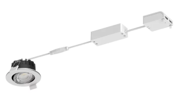 Spot LED incastrat PHILIPS Ledinaire Clear Accent RS071B 5S 40D PSR PI6 IP65 WH 6W 3CCT 550lm alb IP65 IK03