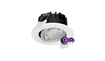 Imagine Spot LED incastrat PHILIPS Ledinaire Clear Accent RS071B 5S 40D PSR PI6 IP65 WH 6W 3CCT 550lm alb IP65 IK03
