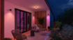 Imagine Aplica LED smart exterior PHILIPS Hue Muscari 4.2W 400lm RGBICW IP44 negru