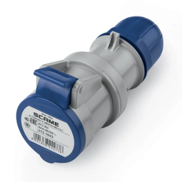 Imagine Priza industriala mobila SCAME OPTIMA 16A 2P+E 6h 200-250V IP44 313.1643