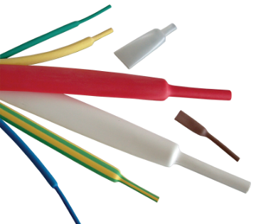 Tub termocontractabil TRACON ZS254P rosu 2-1mm 1m
