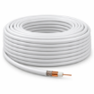 Imagine Cablu coaxial TV RG6/U75 Ohmi dublu ecranat colac 100ml pret pe metru