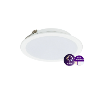 Imagine Panou LED incastrat PHILIPS Ledinaire SlimDownlight DN065B G4 LED12 3CCT 12W 1200lm D150mm IP44 IK03