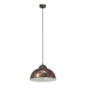 Imagine Pendul dormitor Eglo Truro 2 Copper 49248 otel cupru antichizat