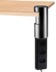 Imagine Priza verticala 360 fixa STARKE 3 prize 2xUSB-A 1xUSB-C touch negru 1.8m IP20 ST02604