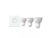 Imagine Starter kit Philips Hue White and Color Ambiance 3 becuri GU10 4.2W RGBW Bridge IP20