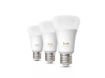 Imagine Set 3 becuri LED smart PHILIPS Hue E27 A60 6W 810lm White Ambiance 1000-20000K