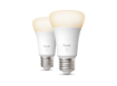 Imagine Set 2 becuri LED smart PHILIPS Hue E27 A60 7W 810lm White 2700K