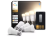 Imagine Set 4 becuri LED smart PHILIPS Hue E27 A60 7W 810lm White 2700K