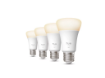 Imagine Set 4 becuri LED smart PHILIPS Hue E27 A60 7W 810lm White 2700K