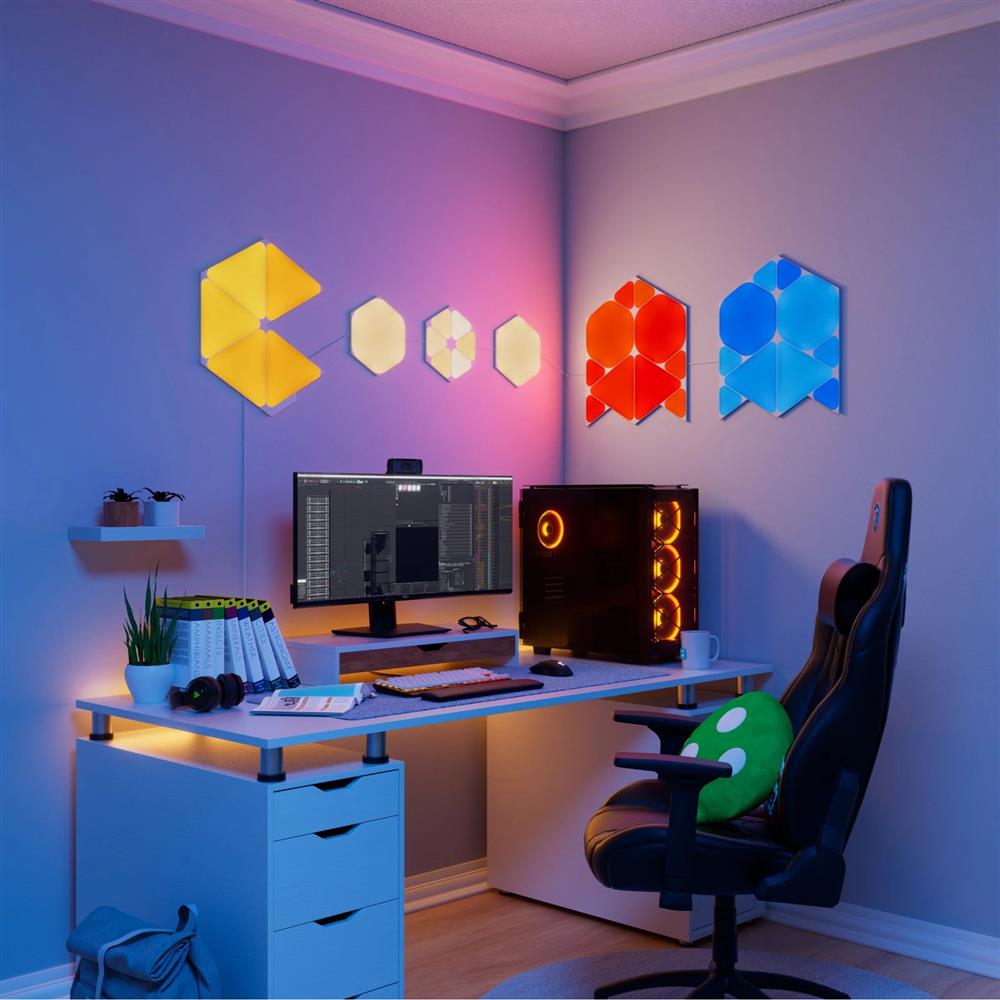 Nanoleaf Shapes Hexagons Kit 9 panouri inteligente LED RGBW NL42
